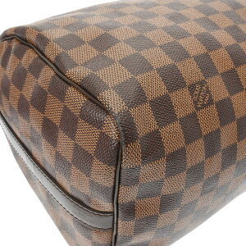 Louis Vuitton Handbag Bandouliere Canvas Speedy Brown Bag Damier - Picture 8 of 9